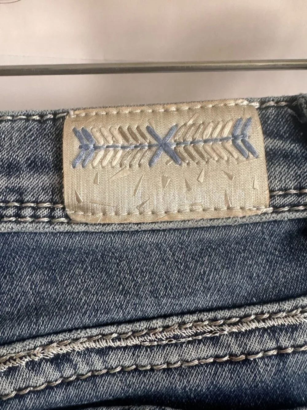 Grace in LA Girls Jeans Size 6X Embellished Pocket Denim Pants Western Bootcut